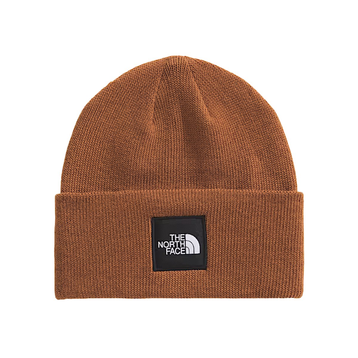 NORTHFACE_BIG_BOX_CUFFED_BEANIE_BURNT_UMBER_FRONT