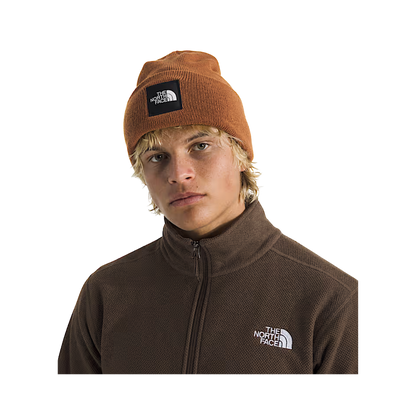 NORTHFACE_BIG_BOX_CUFFED_BEANIE_BURNT_UMBER_SIDE