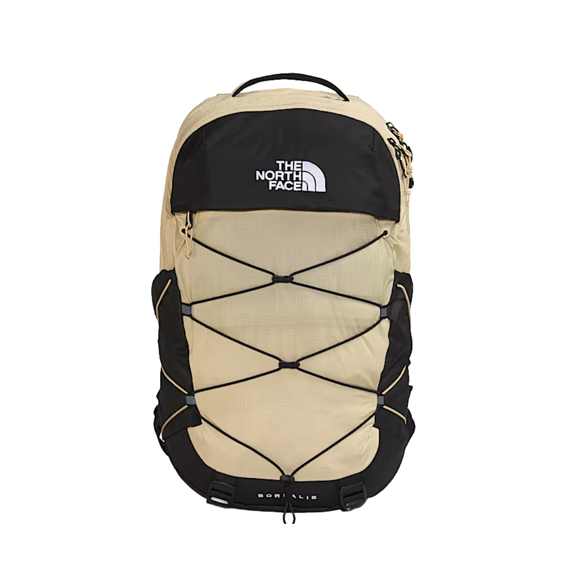 NORTHFACE BOREALIS BACKPACK - TEA GRN/GRAVEL - ONE SIZE - FRONT VIEW