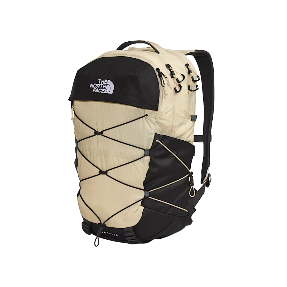 NORTHFACE BOREALIS BACKPACK - TEA GRN/GRAVEL - ONE SIZE - SIDE VIEW