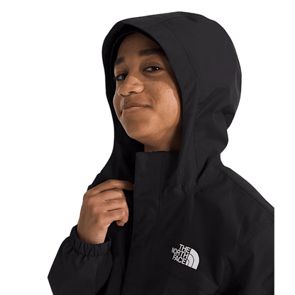 NORTHFACE BOY'S ANTORA RAIN JACKET - TNF BLACK/TNF BLACK WW HOODIE