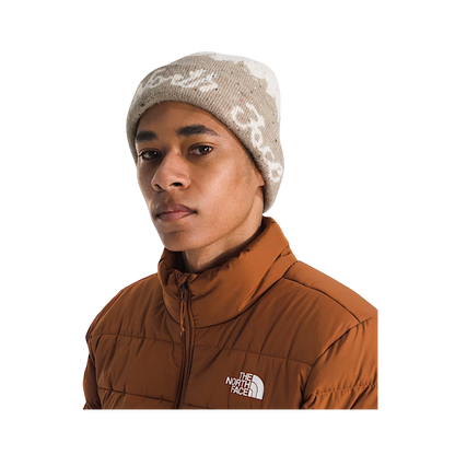 NORTHFACE_CABIN_MOUNTAINSCAPE_CLASSIC_FIT_BEANIE_MUSHROOM_GREY_SIDE