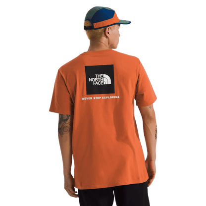 NORTHFACE CORE BOX NSE SHORTSLEEVE TEE - IRON BRONZE WW BACK