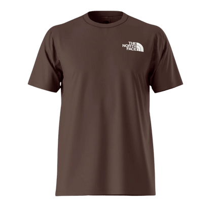 NORTHFACE CORE BOX NSE SHORTSLEEVE TEE - SMOKEY BROWN FRONT