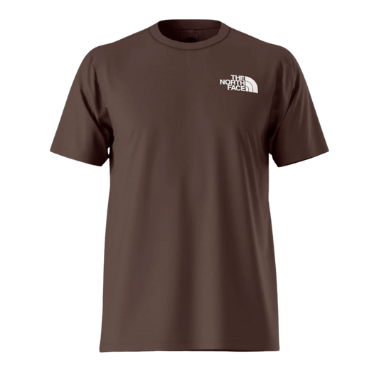 NORTHFACE CORE BOX NSE SHORTSLEEVE TEE - SMOKEY BROWN FRONT