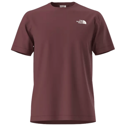 NORTHFACE CORE BOX NSE SHORTSLEEVE TEE - SUMAC FRONT
