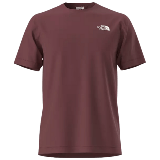 NORTHFACE CORE BOX NSE SHORTSLEEVE TEE - SUMAC FRONT