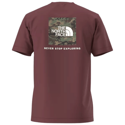 NORTHFACE CORE BOX NSE SHORTSLEEVE TEE - SUMAC BACK