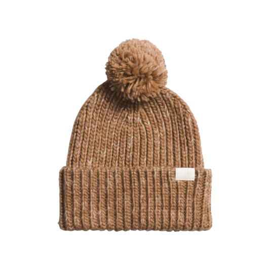NORTHFACE_COZY_CHUNKY_WIDE_CUFF_BEANIE_ALMOND_BUTTER_FRONT