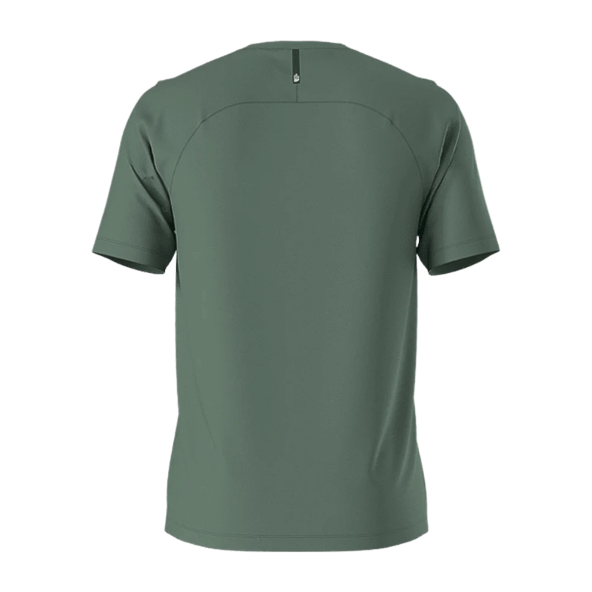 NORTHFACE DUNE SKY SHORTSLEEVE CREW - DUCK GREEN BACK