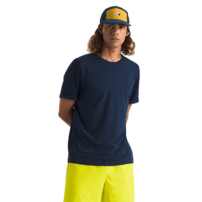 NORTHFACE DUNE SKY SHORTSLEEVE CREW - SUMMIT NAVY WW FRONT