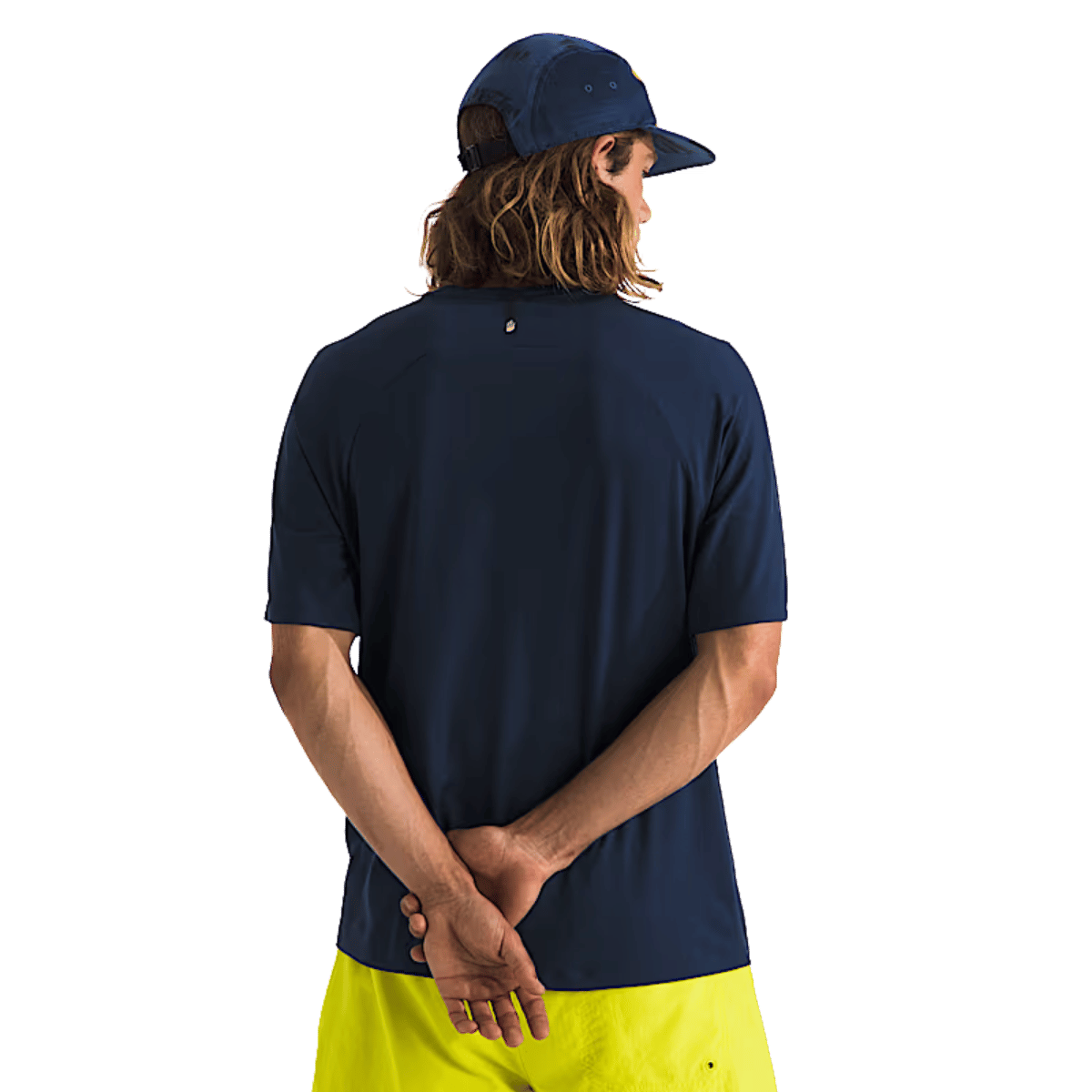 NORTHFACE DUNE SKY SHORTSLEEVE CREW - SUMMIT NAVY WW BACK