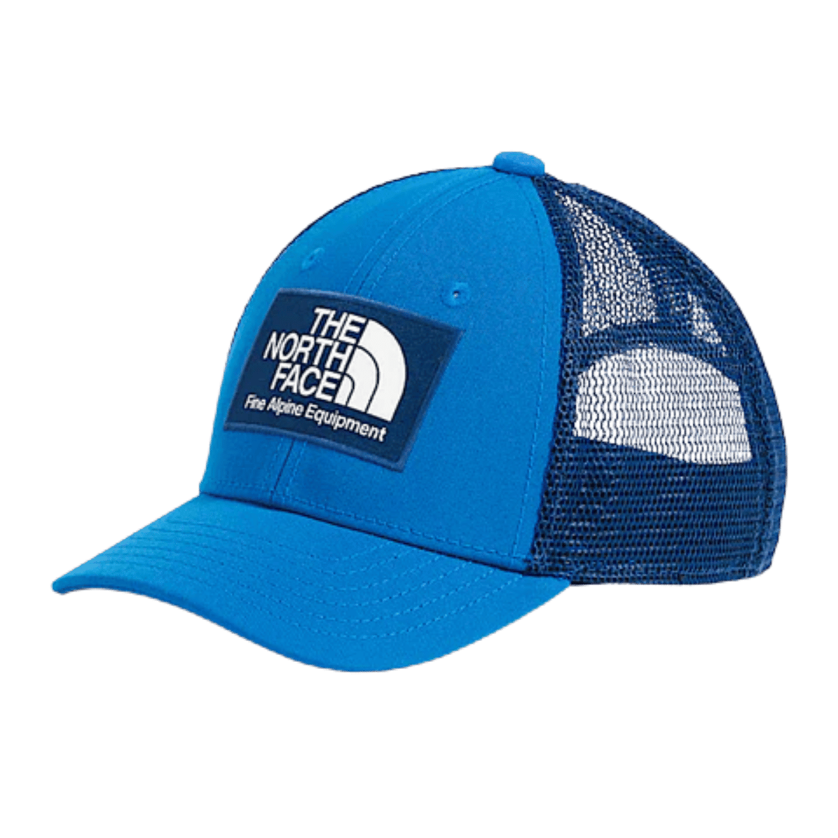 NORTHFACE KID'S MUDDER TRUCKER HAT - HERO BLUE/ESTATE BLUE FRONT