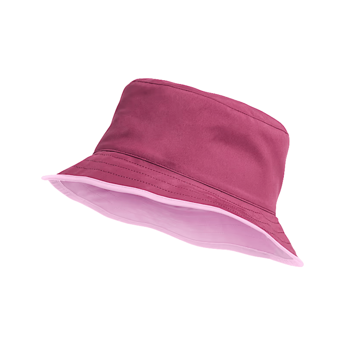 NORTHFACE KID'S REVERSIBLE BUCKET HAT - PINK/BERRY REVERSED FRONT
