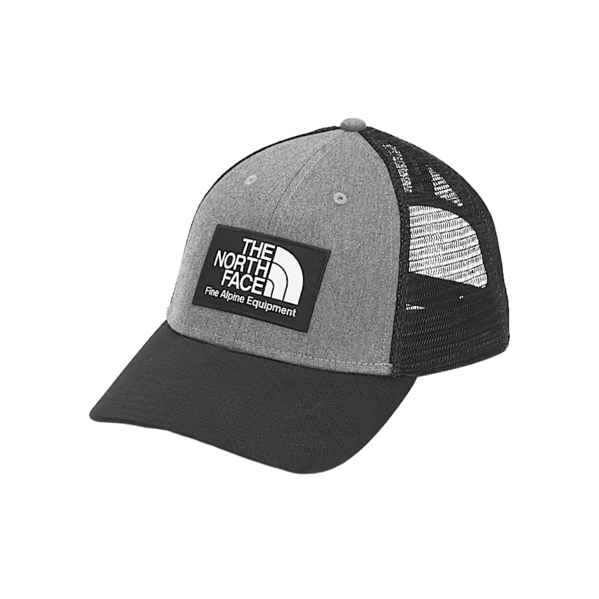 THE NORTHFACE MUDDER TRUCKER HAT - TNF BLACK/TNF GREY  - FRONT VIEW