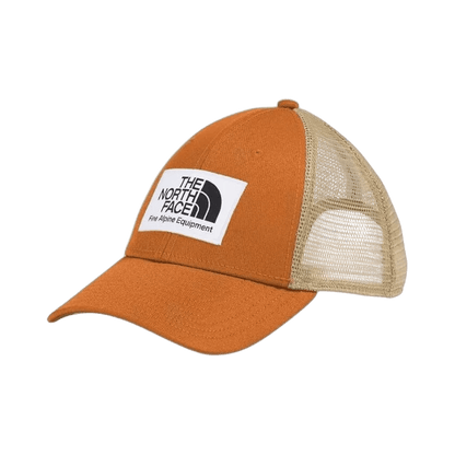 THE NORTHFACE MUDDER TRUCKER HAT - RUST ORG  - FRONT VIEW
