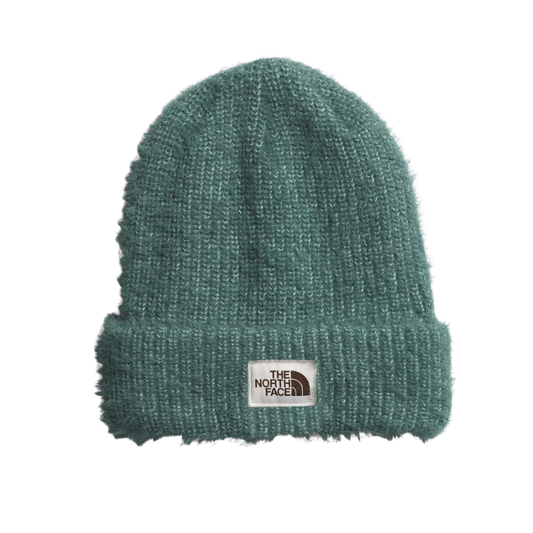 NORTHFACE_SALTY_BAE_LINED_TWISTED_YARN_BEANIE_DARK_SAGE_FRONT