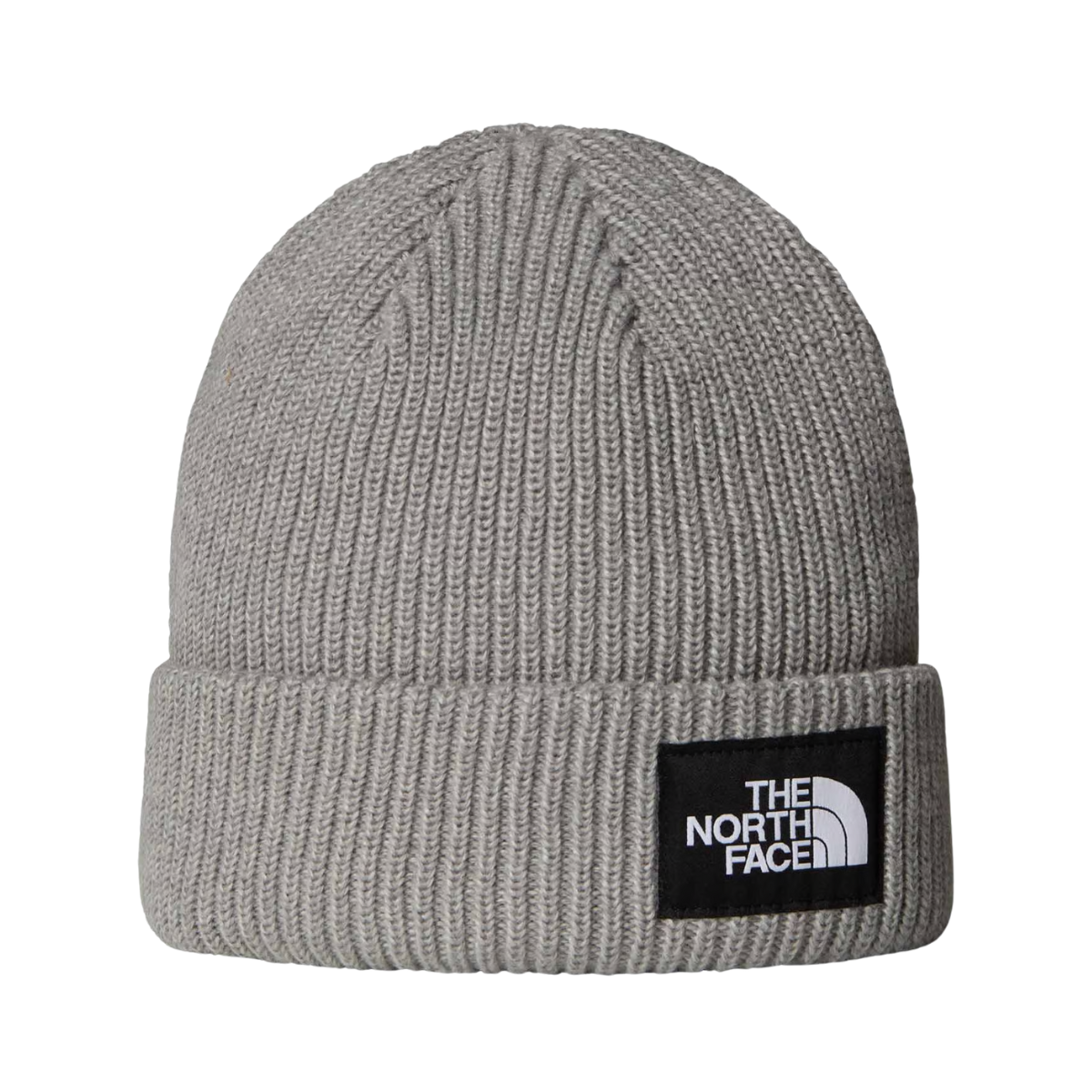 NORTHFACE_SALTY_LINED_CLASSIC_BEANIE_TNF_LT_GRY_HTHR_FRONT