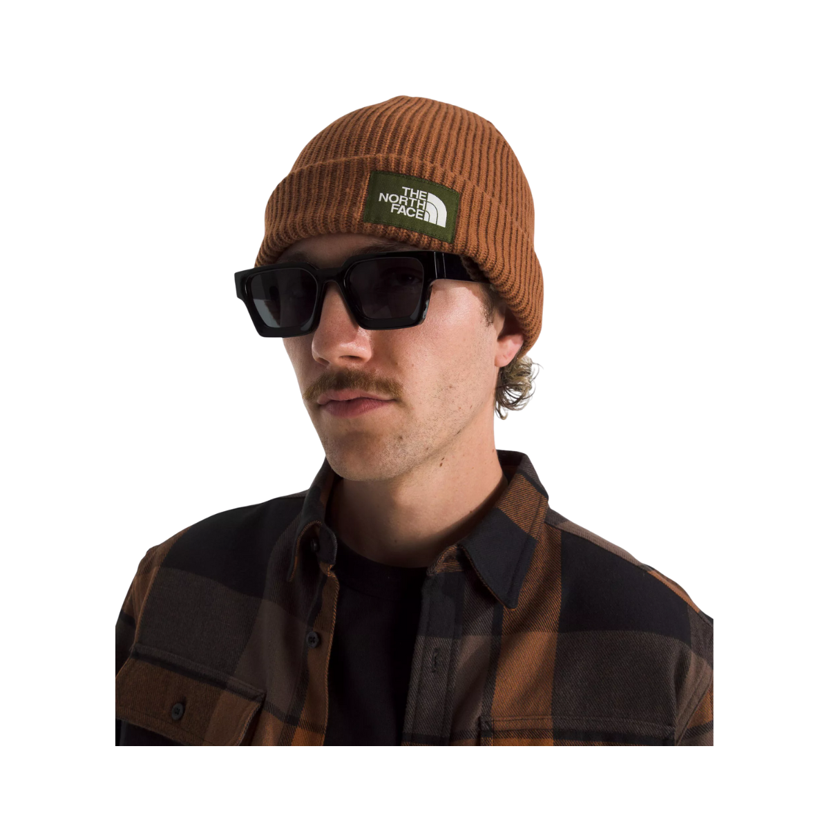 NORTHFACE_SALTY_LINED_VERSATILE_CUFFING_BEANIE_BURNT_UMBER_SIDE