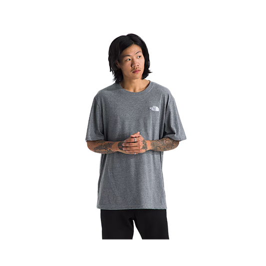 NORTHFACE_SHORT_SLEEVE_EVOLUTION_BOX_NSE_TEE_MED_GREY_FRONT