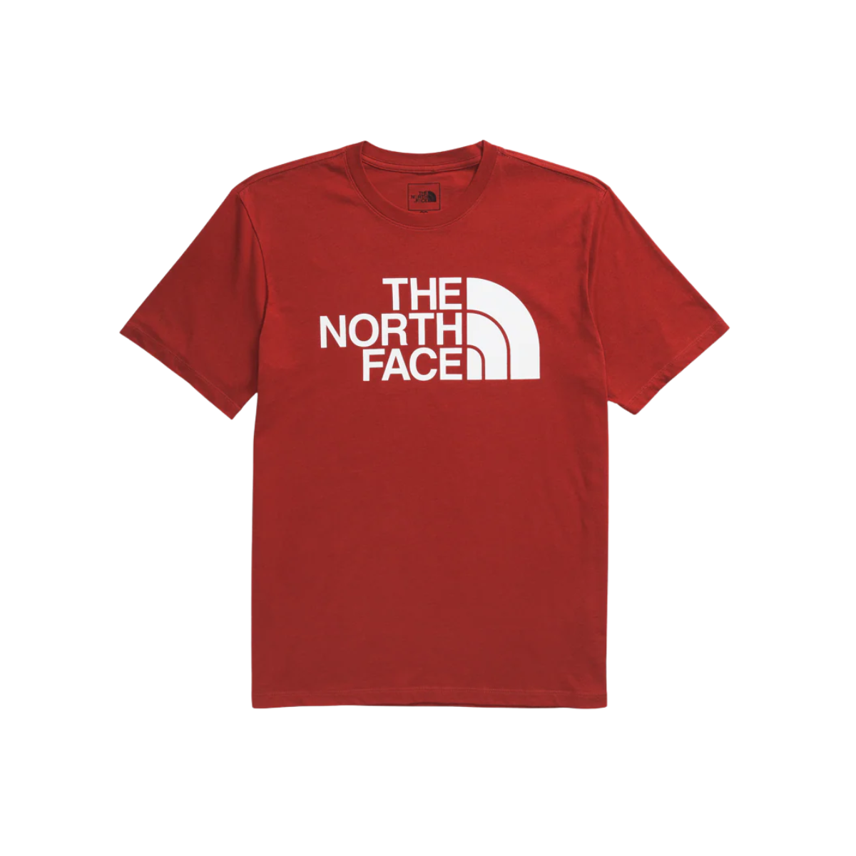 NORTHFACE_SHORT_SLEEVE_HALF_DOME_TEE_IRON_RED_FRONT
