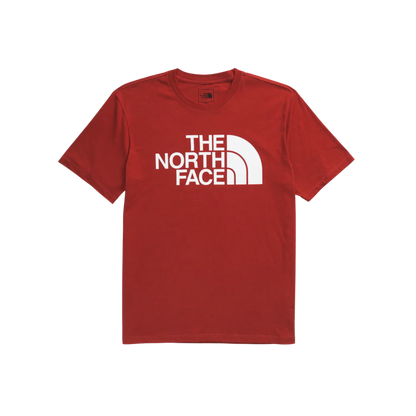 NORTHFACE_SHORT_SLEEVE_HALF_DOME_TEE_IRON_RED_FRONT