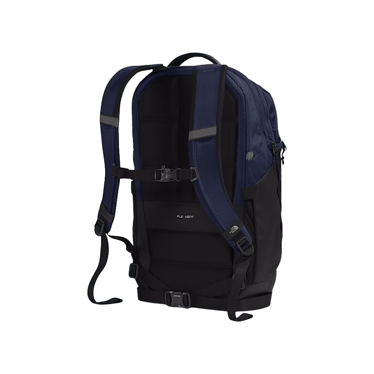 NORTHFACE SURGE BACKPACK - ONE SIZE - ASPH GRY/SLT ROSE - BACK VIEW