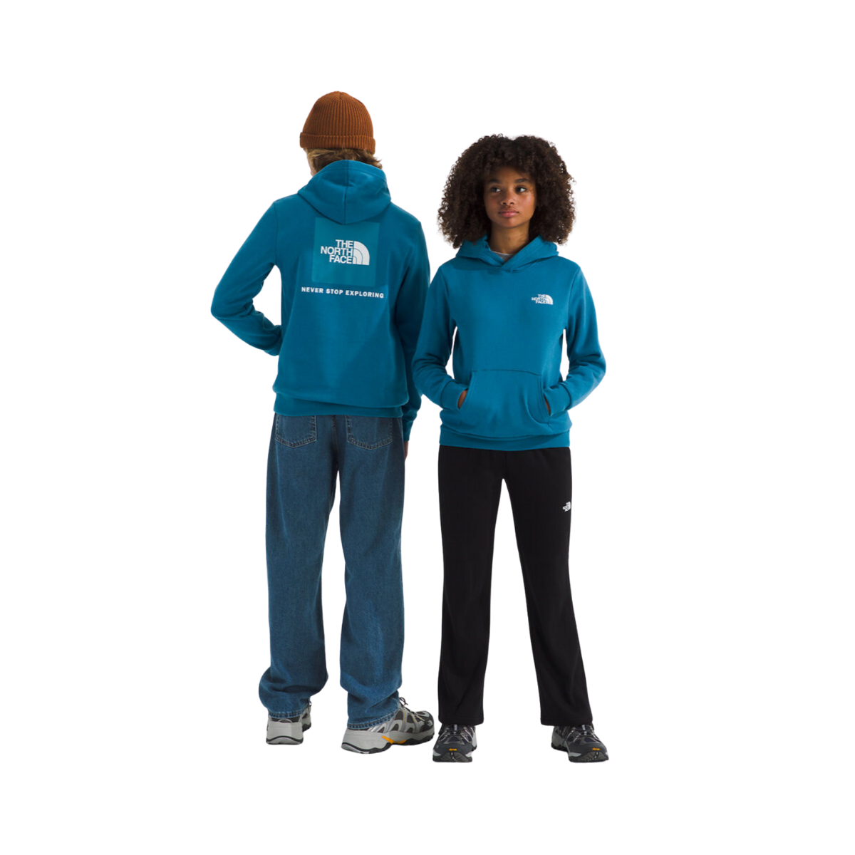 NORTHFACE_TEEN_EVOLUTION_BOX_NSE_REGULAR_FIT_PULLOVER_HOOD_FRONT_BACK