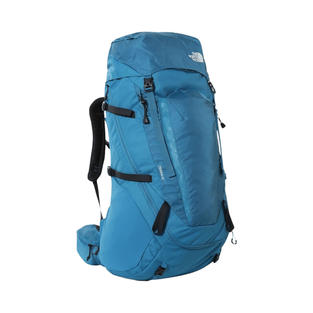 NORTHFACE TERRA 65 BACKPACK - BLUE/NAVY - SIDE VIEW