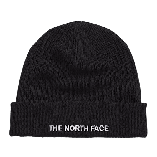 NORTHFACE URBAN EMBROIDERED BEANIE - TNF BLACK FRONT
