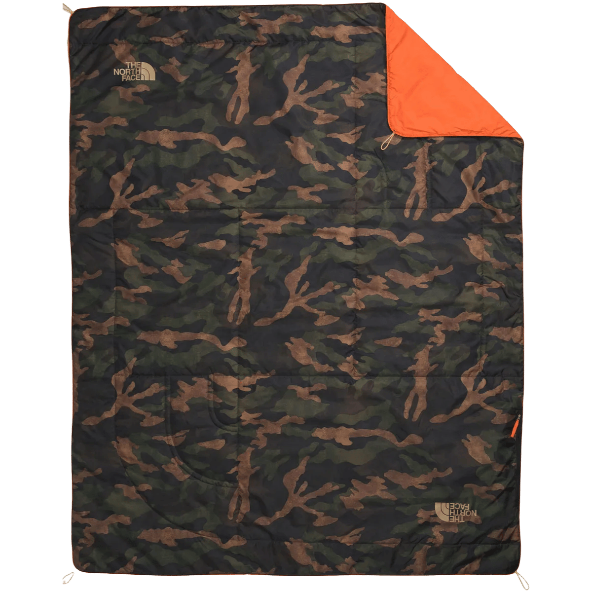 NORTHFACE WAWONA BLANKET - GREEN/TNF CAMO PRINT FRONT