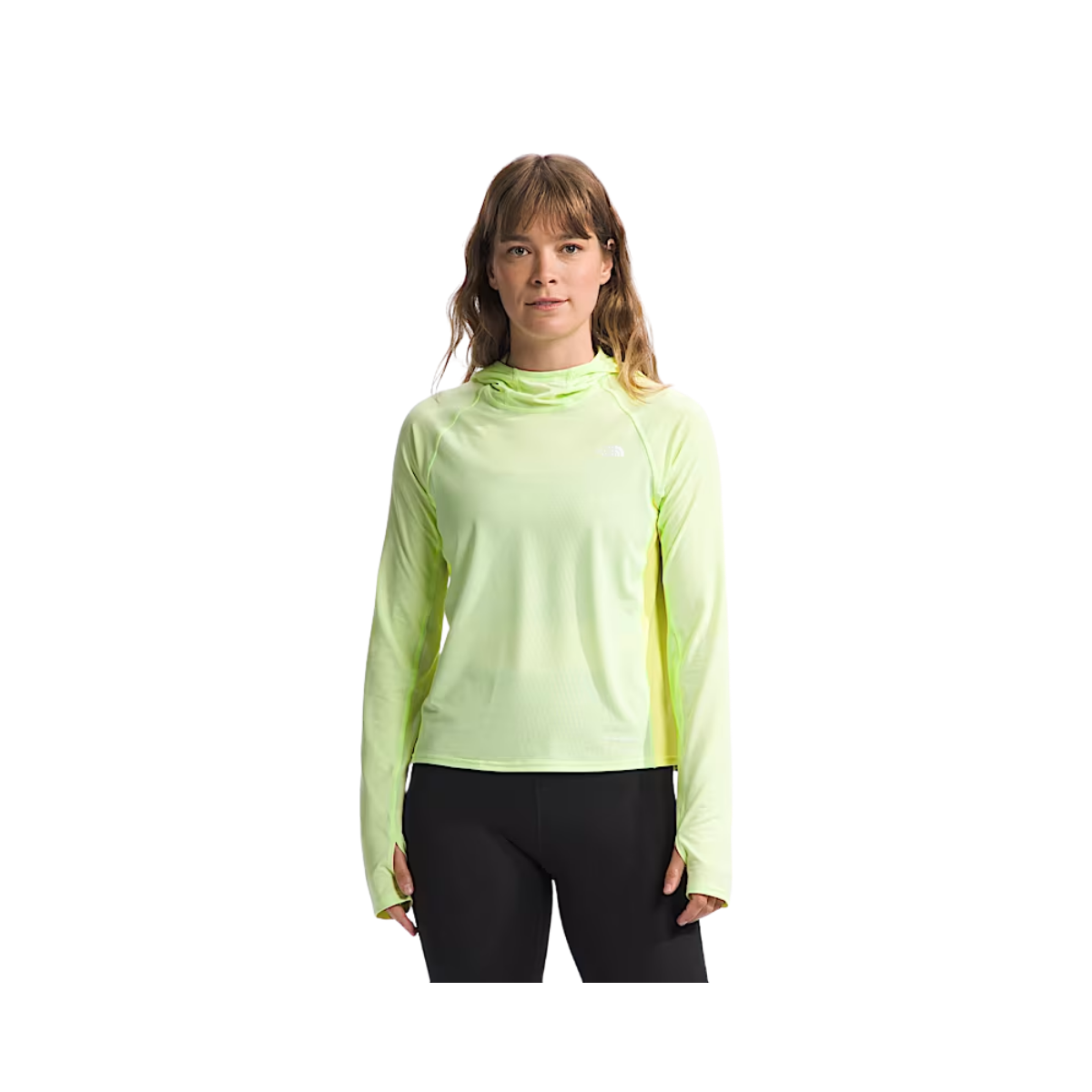 NORTHFACE_WOMEN_ADVENTURE_SUN_HOODIE_WITH_UPF_40__ASTRO_LIME_FRONT