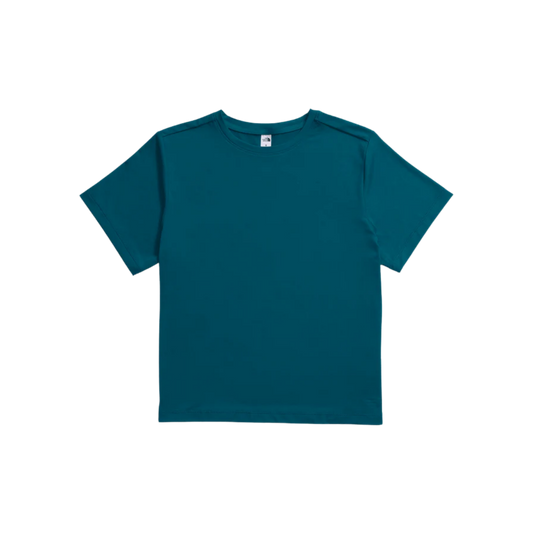 THE NORTH FACE WOMEN'S DUNE SKY FLASHDRY SHORT SLEEVE - BLUE MOSS