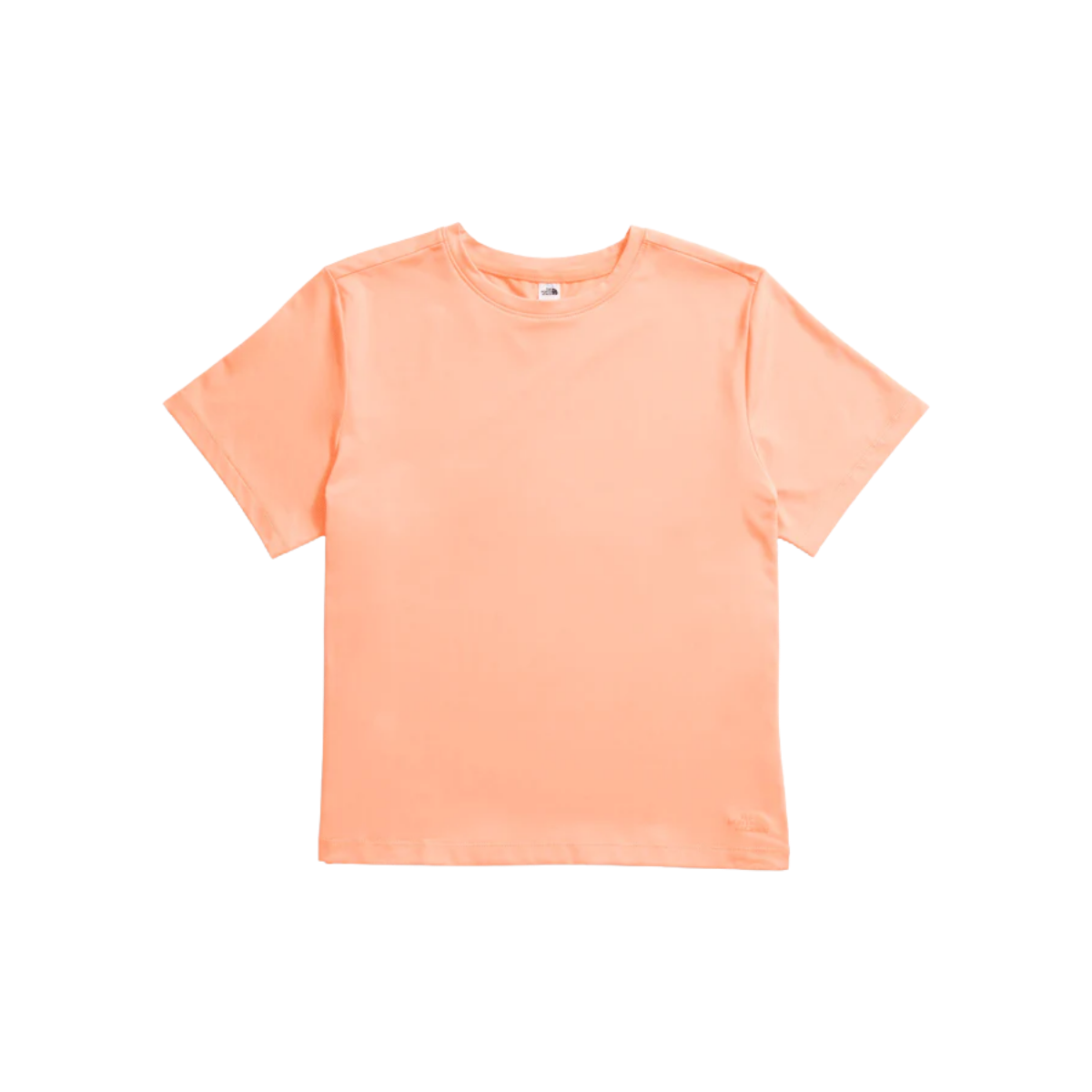 THE NORTH FACE WOMEN'S DUNE SKY FLASHDRY SHORT SLEEVE - BRIGHT CANTALOUPE