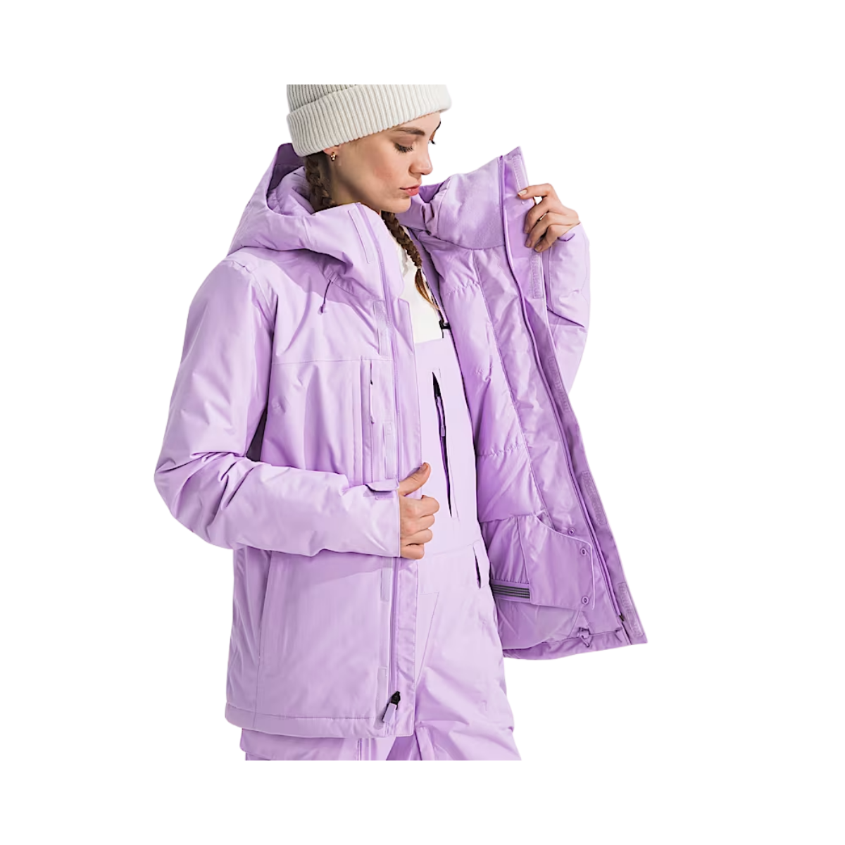 NORTHFACE WOMEN'S FREEDOM INSULATED WATERPROOF JACKET inside view