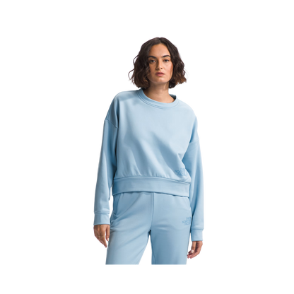 NORTHFACE_WOMEN_HORIZON_PERFORMANCE_FLEECE_RELAXED_FIT_CREW_FRONT