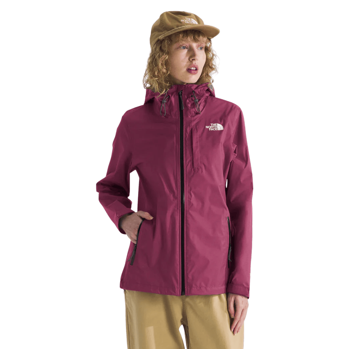 NORTHFACE WOMEN'S ALTA VISTA RAIN JACKET - CYBER BERRY WW FRONT