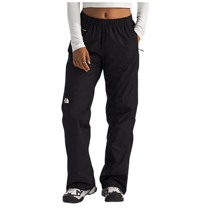 NORTHFACE WOMEN'S ANTORA RAIN PANT - TNF BLACK WW FRONT