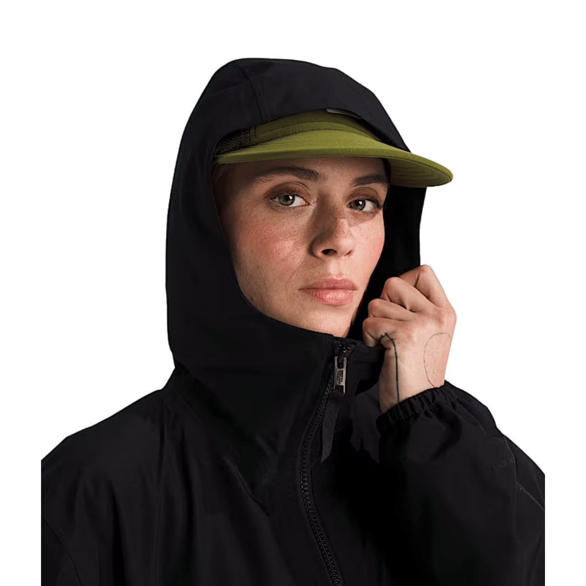 NORTHFACE WOMEN'S DAYBREAK MID RAIN PARKA - TNF BLACK WW HOODIE