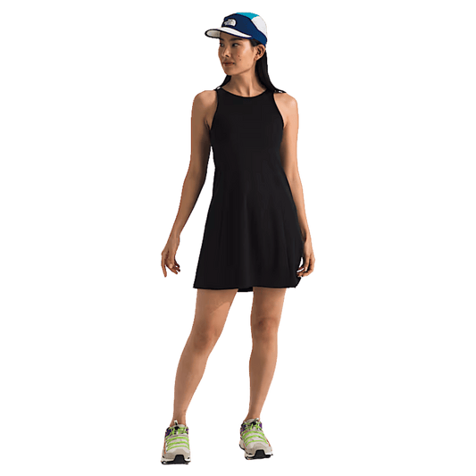 NORTHFACE WOMEN'S DUNE SKY DRESS - TNF BLACK WW FRONT