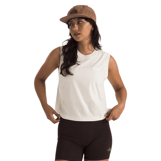 NORTHFACE WOMEN'S EVOLUTION TANK - WHITE DUNE WW FRONT