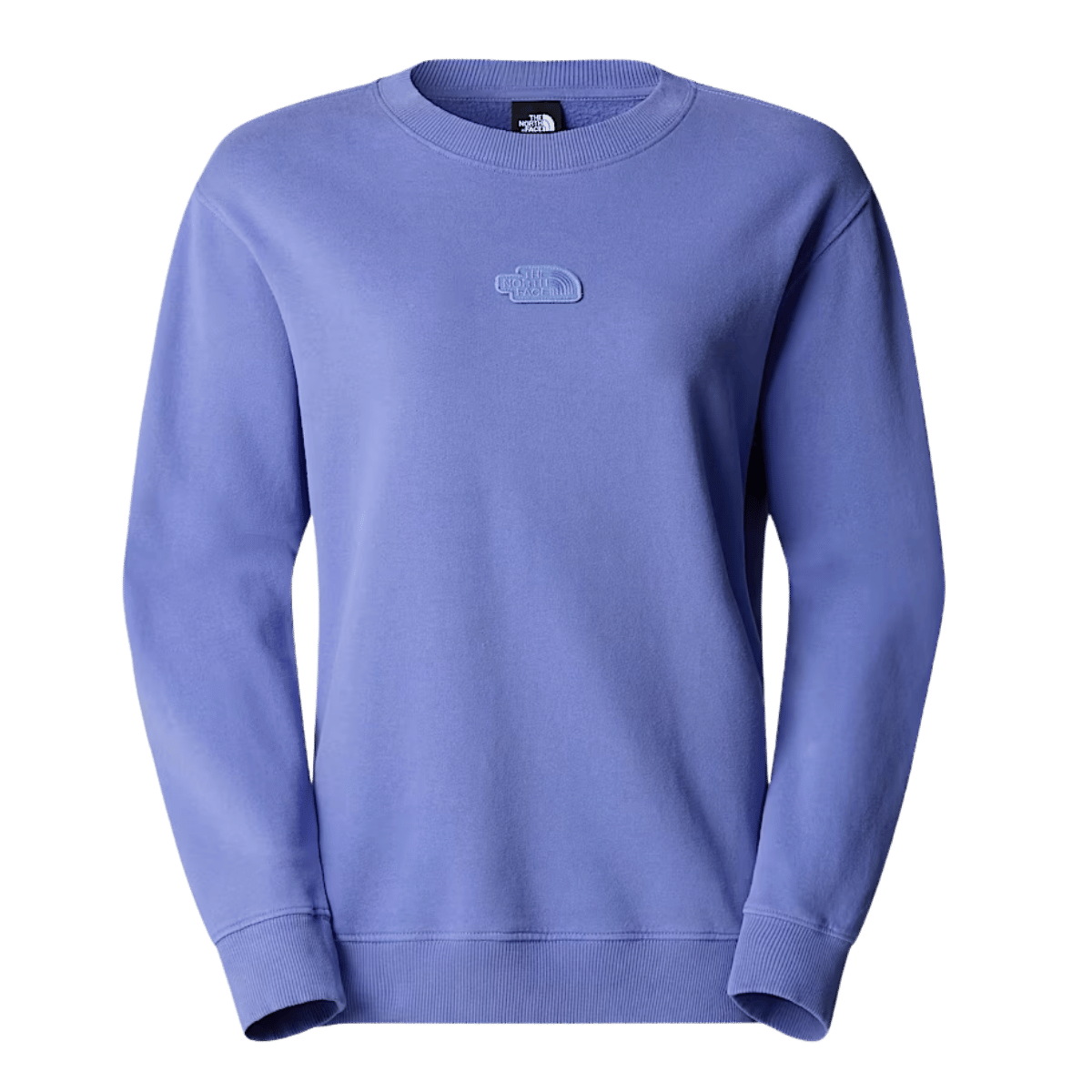 NORTHFACE WOMEN'S NATURE RELAXED CREW - VIRTUAL BLUE FRONT