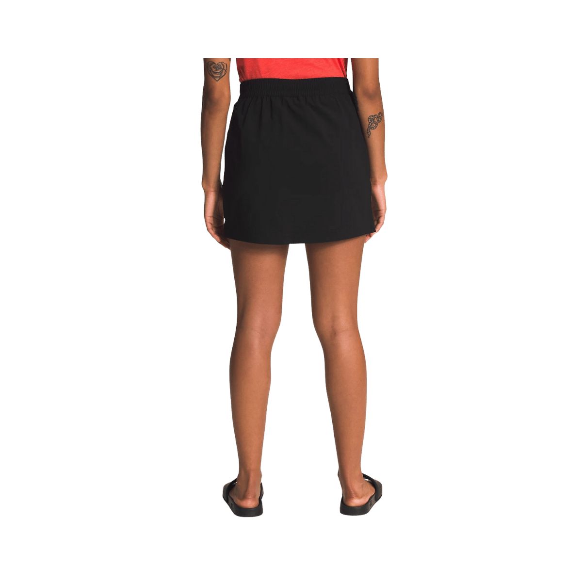 NORTHFACE WOMEN'S NEVER STOP WEARING SKORT - TNF BLACK WW BACK