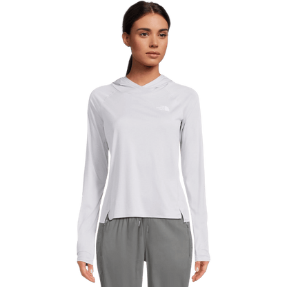 NORTHFACE WOMEN'S SUNRISER SLIM FIT HOODIE - MYSTIC HAZE WW FRONT