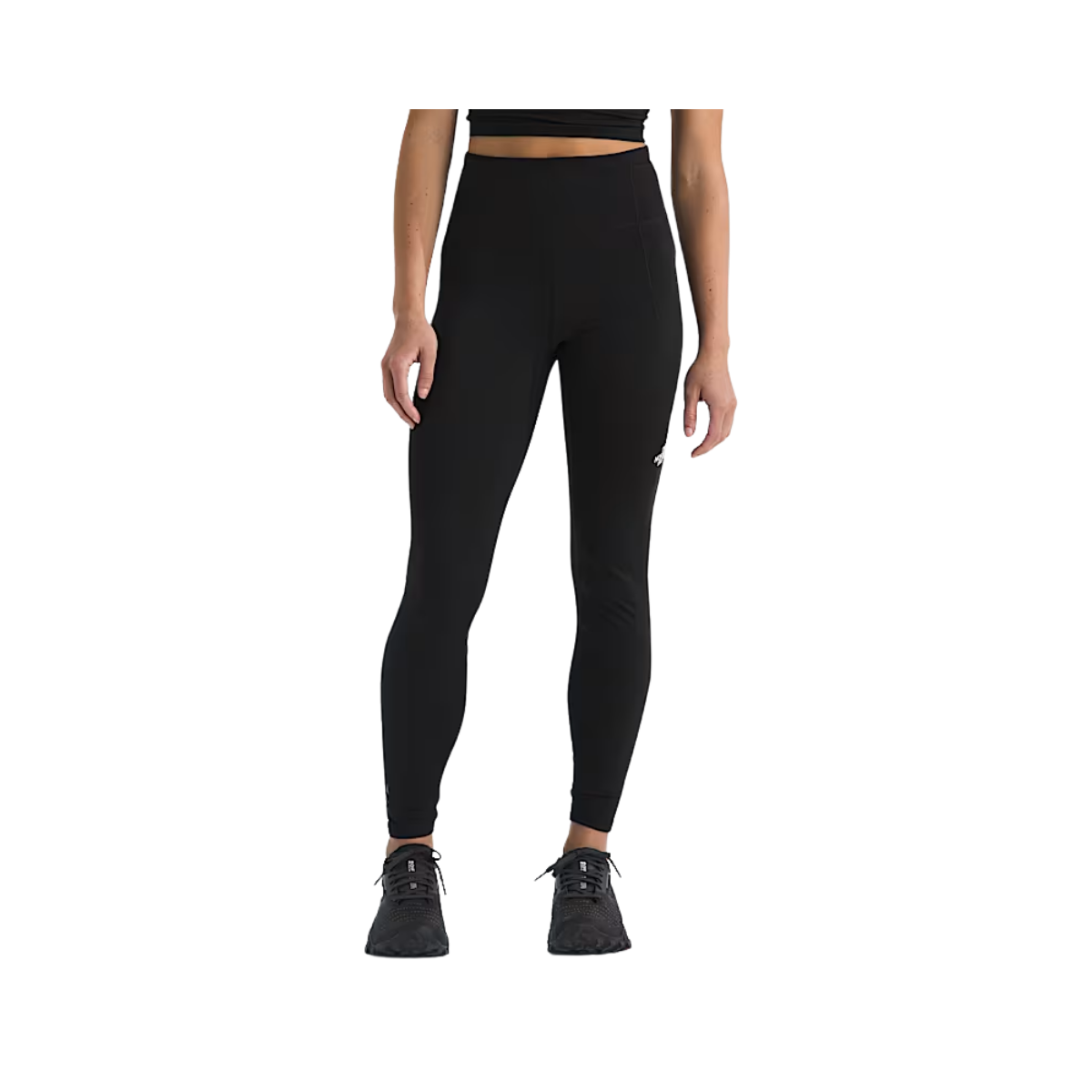 NORTHFACE WOMEN'S WINTER WARM PRO TIGHT - TNF BLACK - FRONT VIEW