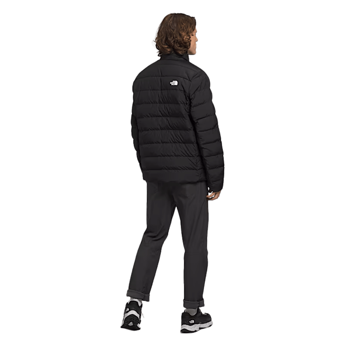 NORTHFACE ACONCAGUA 3 VERSATILE JACKET - TNF BLK - BACK FULL VIEW WW