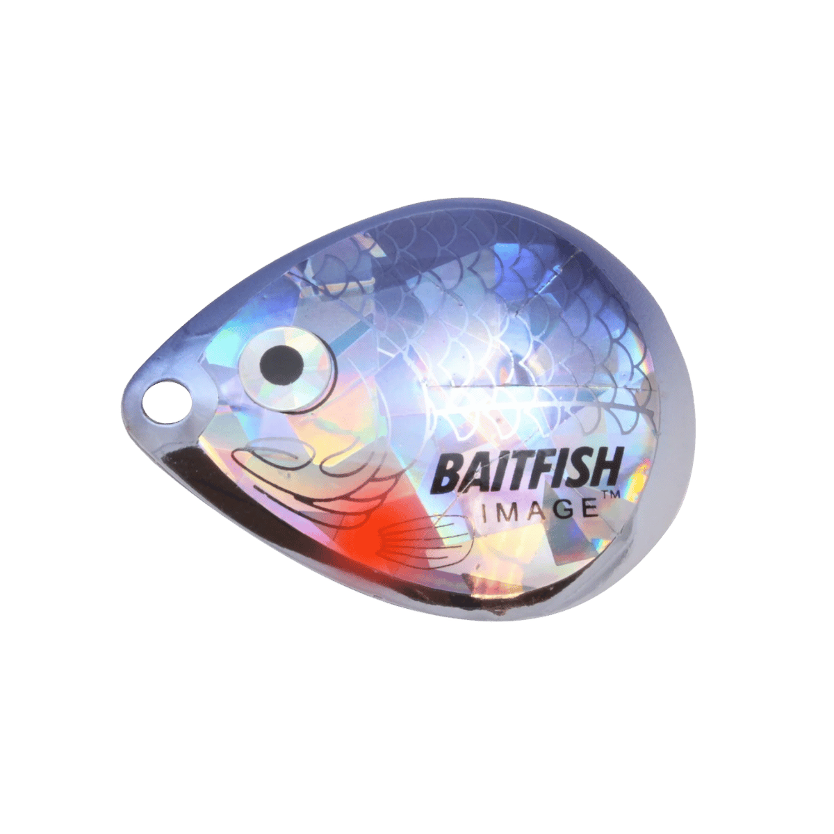 NORTHLAND BAITFISH-IMAGE BLADES 3/BAG #4 - SILVER SHINER, FULL VIEW
