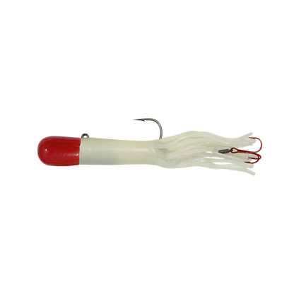 NORTHLAND LEVEL-HEAD PREDATOR TUBE LUMI GLO/RED TIP