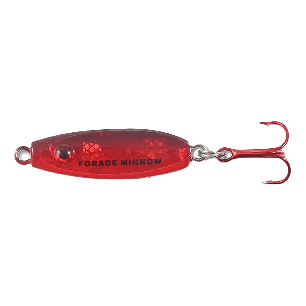 NORTHLAND FORAGE MINNOW SPOON - GLO REDFISH 1_32OZ