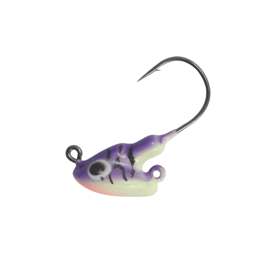 NORTHLAND STAND-UP FIRE-BALL JIG 3CD UV PURPLE TIGER